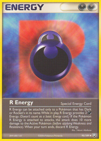 R Energy (95/109) [EX: Team Rocket Returns] - The Mythic Store | 24h Order Processing