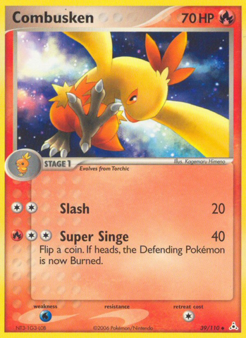 Combusken (39/110) [EX: Holon Phantoms] - The Mythic Store | 24h Order Processing