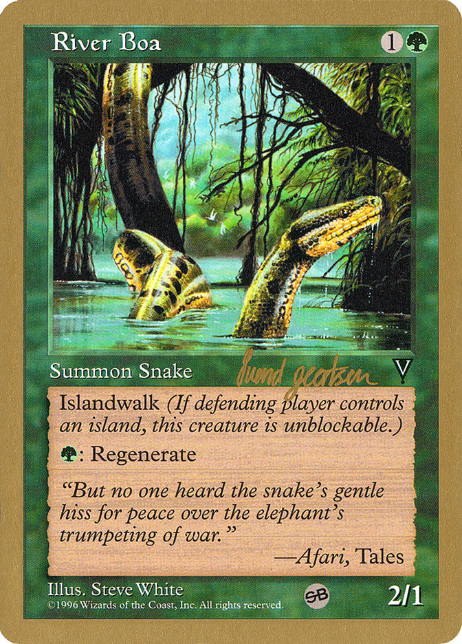 River Boa (Svend Geertsen) (SB) [World Championship Decks 1997] - The Mythic Store | 24h Order Processing