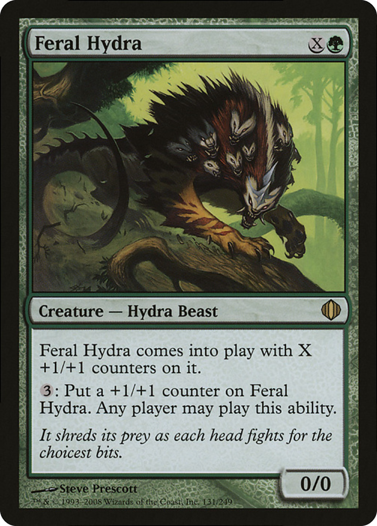 Feral Hydra (Oversized) [Oversize Cards] - The Mythic Store | 24h Order Processing