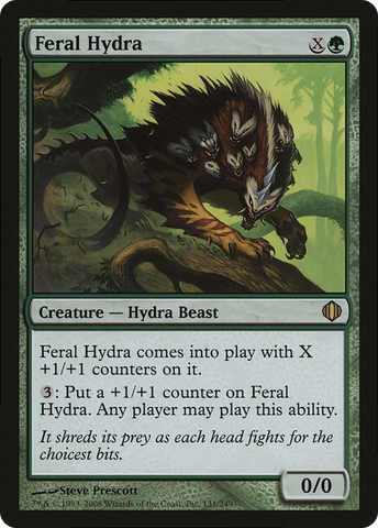Feral Hydra (Oversized) [Oversize Cards] - The Mythic Store | 24h Order Processing