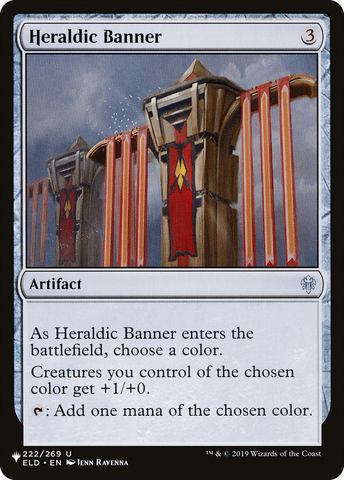 Heraldic Banner [The List] - The Mythic Store | 24h Order Processing
