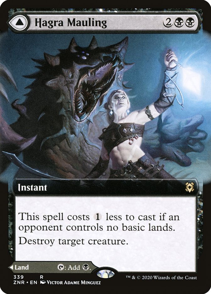 Hagra Mauling // Hagra Broodpit (Extended Art) [Zendikar Rising] - The Mythic Store | 24h Order Processing
