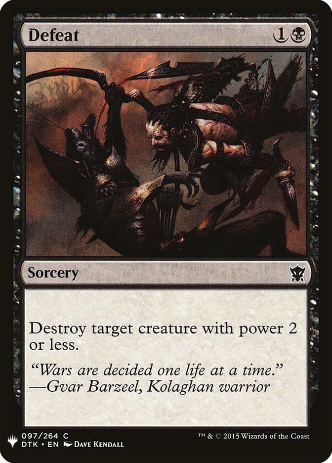 Defeat [Mystery Booster] - The Mythic Store | 24h Order Processing