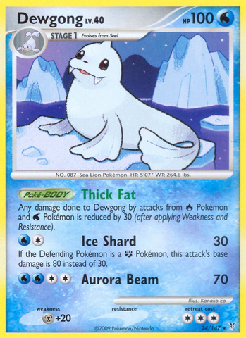 Dewgong (24/147) [Platinum: Supreme Victors] - The Mythic Store | 24h Order Processing