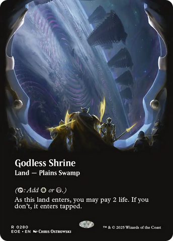 Godless Shrine (Borderless) [Edge of Eternities] - The Mythic Store | 24h Order Processing