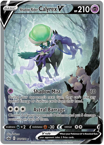 Shadow Rider Calyrex V (172/198) [Sword & Shield: Chilling Reign] - The Mythic Store | 24h Order Processing