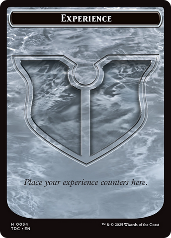 Experience // Treasure Double-Sided Token [Tarkir: Dragonstorm Commander Tokens] - The Mythic Store | 24h Order Processing
