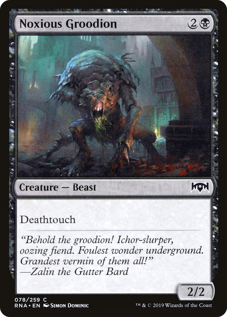 Noxious Groodion [Ravnica Allegiance] - The Mythic Store | 24h Order Processing