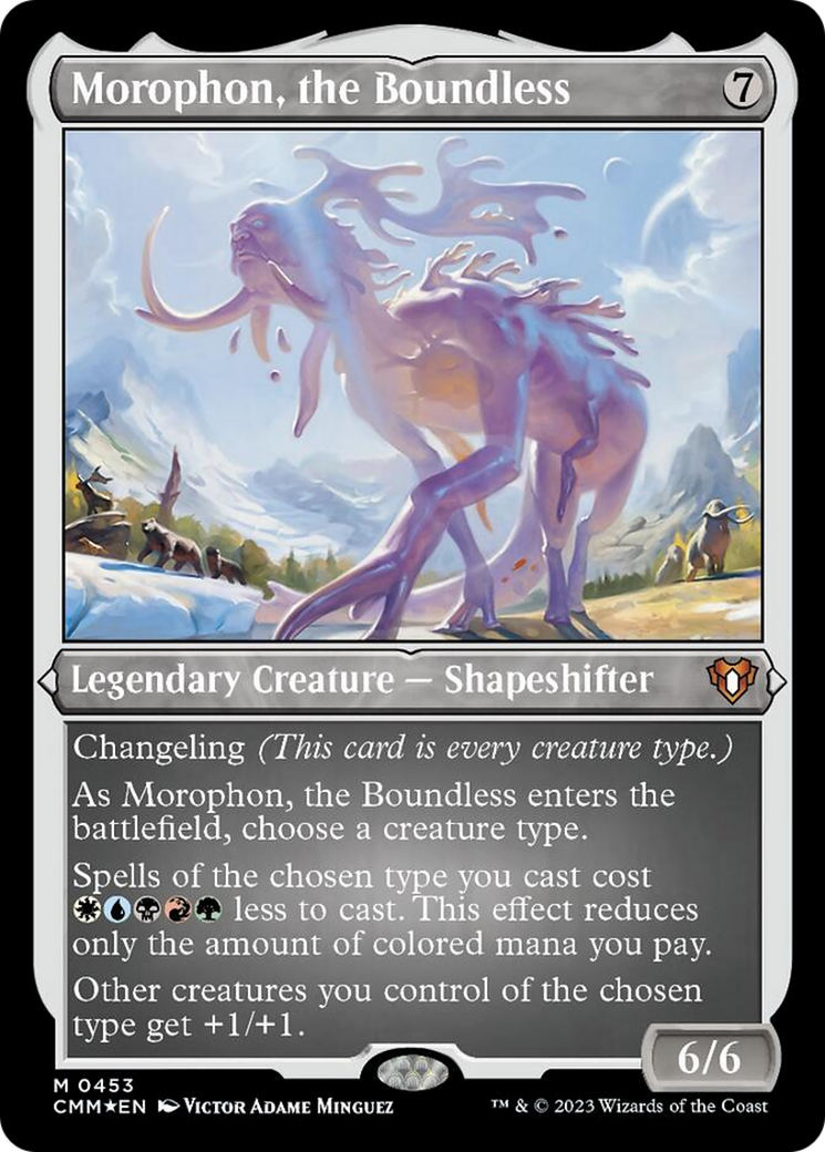 Morophon, the Boundless (Foil Etched) [Commander Masters] - The Mythic Store | 24h Order Processing