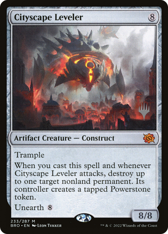 Cityscape Leveler (Promo Pack) [The Brothers' War Promos] - The Mythic Store | 24h Order Processing