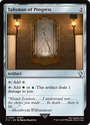 Talisman of Progress [FINAL FANTASY Commander] - The Mythic Store | 24h Order Processing