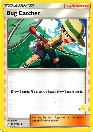 Bug Catcher (189/236) (Pikachu Stamp #51) [Battle Academy 2020] - The Mythic Store | 24h Order Processing