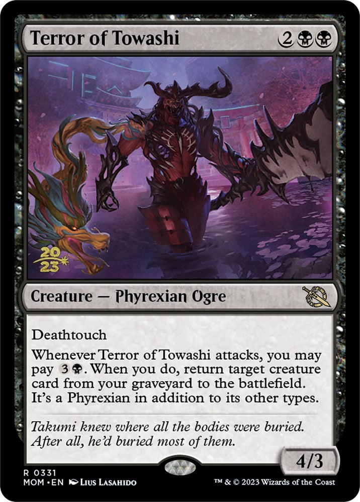 Terror of Towashi [March of the Machine Prerelease Promos] - The Mythic Store | 24h Order Processing