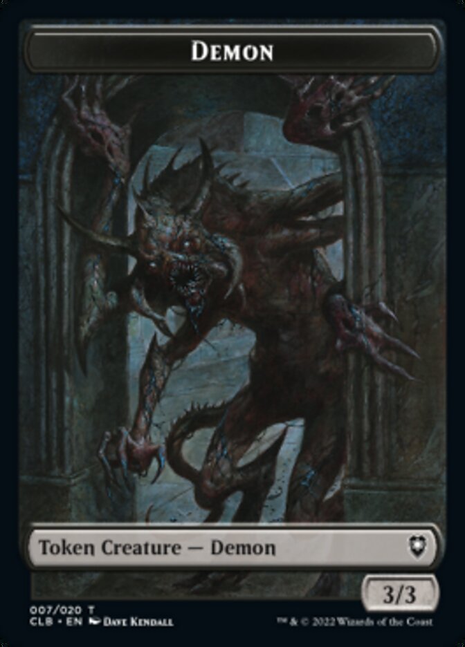 Demon Token [Commander Legends: Battle for Baldur's Gate Tokens] - The Mythic Store | 24h Order Processing