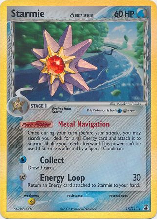 Starmie (15/113) (Delta Species) (Stamped) [EX: Delta Species] - The Mythic Store | 24h Order Processing