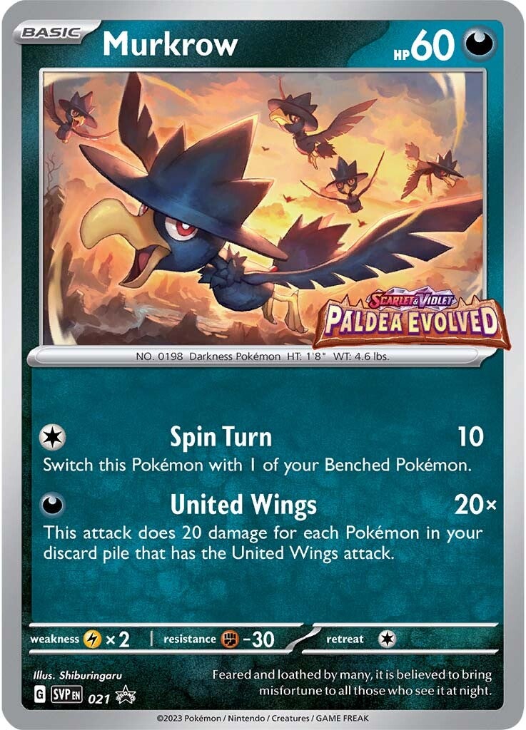 Murkrow (021) [Scarlet & Violet: Black Star Promos] - The Mythic Store | 24h Order Processing