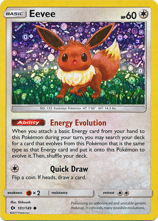 Eevee (101/149) (General Mills Promo) [Sun & Moon: Base Set] - The Mythic Store | 24h Order Processing