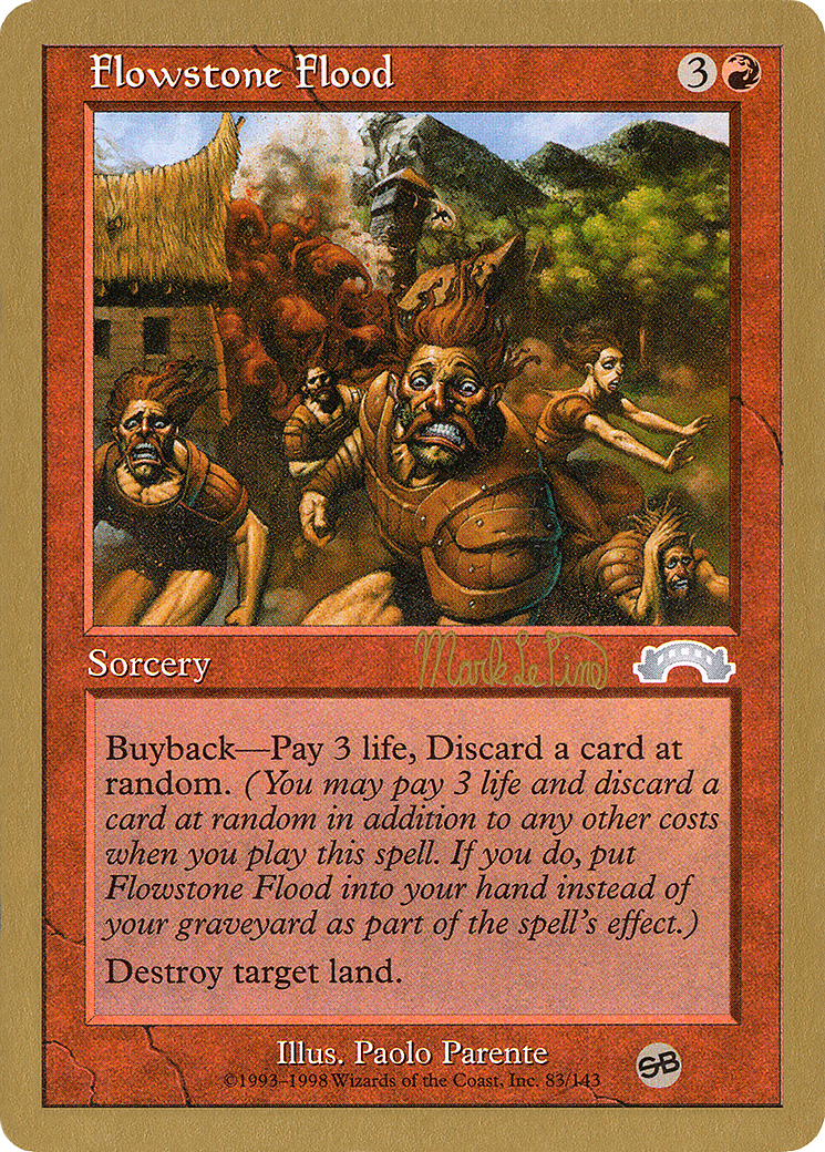 Flowstone Flood (Mark Le Pine) (SB) [World Championship Decks 1999] - The Mythic Store | 24h Order Processing