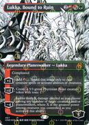Lukka, Bound to Ruin (Borderless Manga Step-and-Compleat Foil) [Phyrexia: All Will Be One] - The Mythic Store | 24h Order Processing