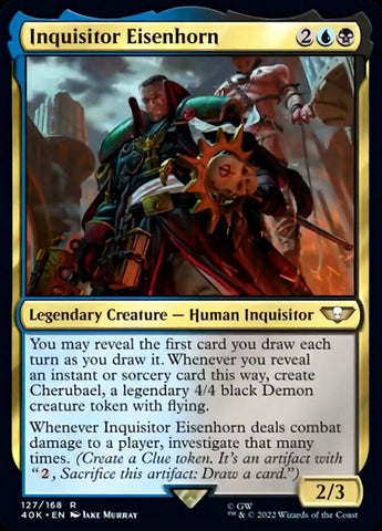 Inquisitor Eisenhorn (Surge Foil) [Warhammer 40,000] - The Mythic Store | 24h Order Processing