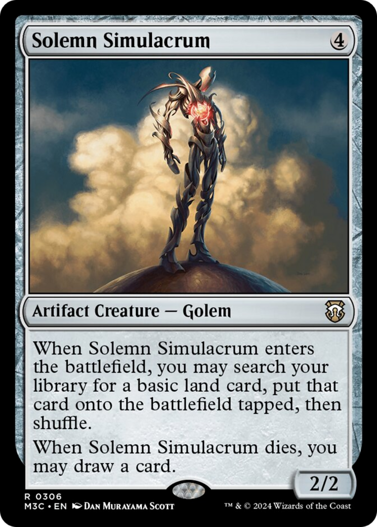 Solemn Simulacrum [Modern Horizons 3 Commander] - The Mythic Store | 24h Order Processing