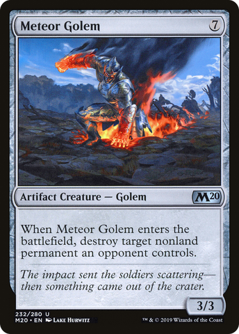 Meteor Golem [Core Set 2020] - The Mythic Store | 24h Order Processing