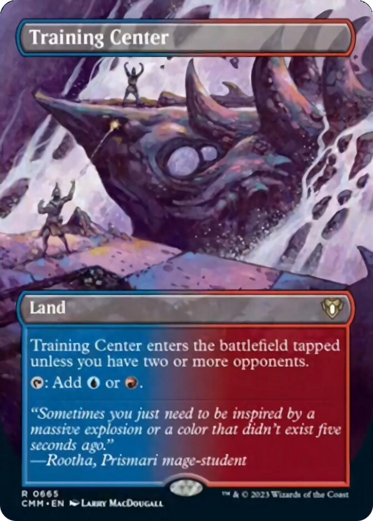Training Center (Borderless Alternate Art) [Commander Masters] - The Mythic Store | 24h Order Processing