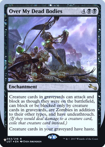 Over My Dead Bodies (Unfinity Foil Edition) [The List] - The Mythic Store | 24h Order Processing