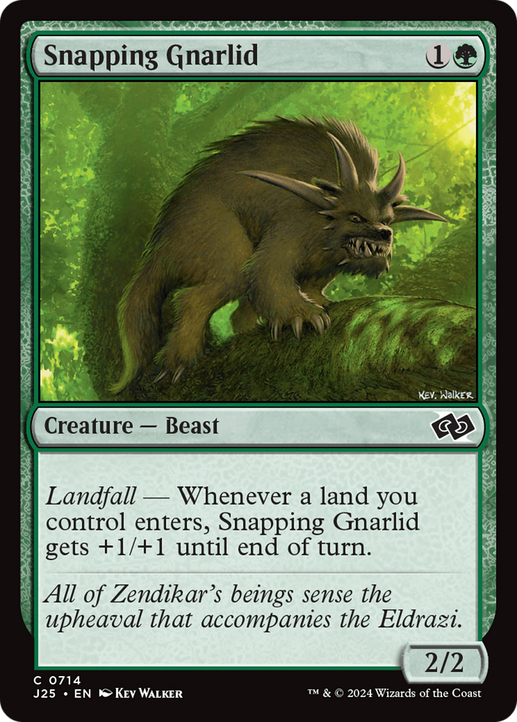 Snapping Gnarlid [Foundations Jumpstart] - The Mythic Store | 24h Order Processing