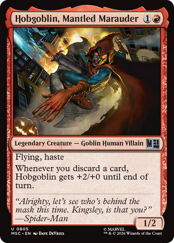 Hobgoblin, Mantled Marauder [Marvel Super Heroes Commander] - The Mythic Store | 24h Order Processing