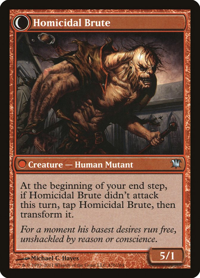 Civilized Scholar // Homicidal Brute [Innistrad] - The Mythic Store | 24h Order Processing