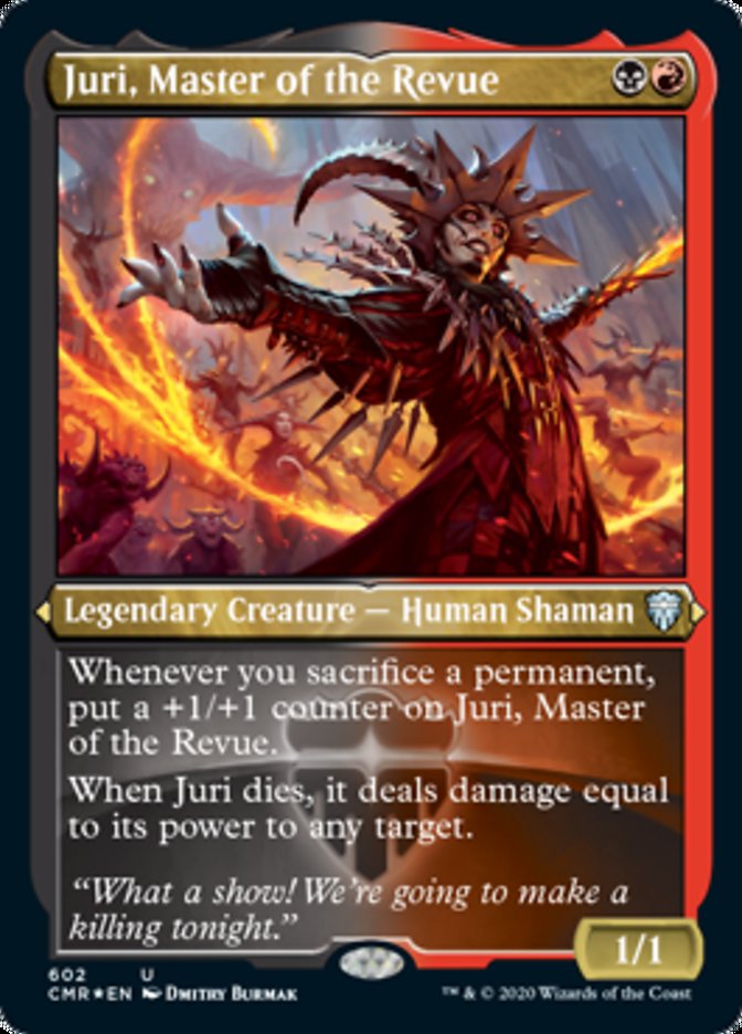 Juri, Master of the Revue (Etched) [Commander Legends] - The Mythic Store | 24h Order Processing