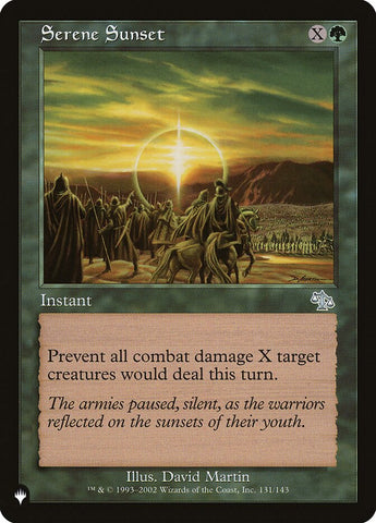 Serene Sunset [The List] - The Mythic Store | 24h Order Processing