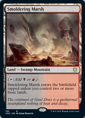 Smoldering Marsh [Innistrad: Crimson Vow Commander] - The Mythic Store | 24h Order Processing