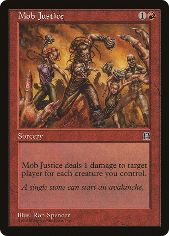 Mob Justice [Stronghold] - The Mythic Store | 24h Order Processing
