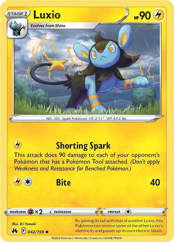 Luxio (042/159) (42) [Sword & Shield: Crown Zenith] - The Mythic Store | 24h Order Processing