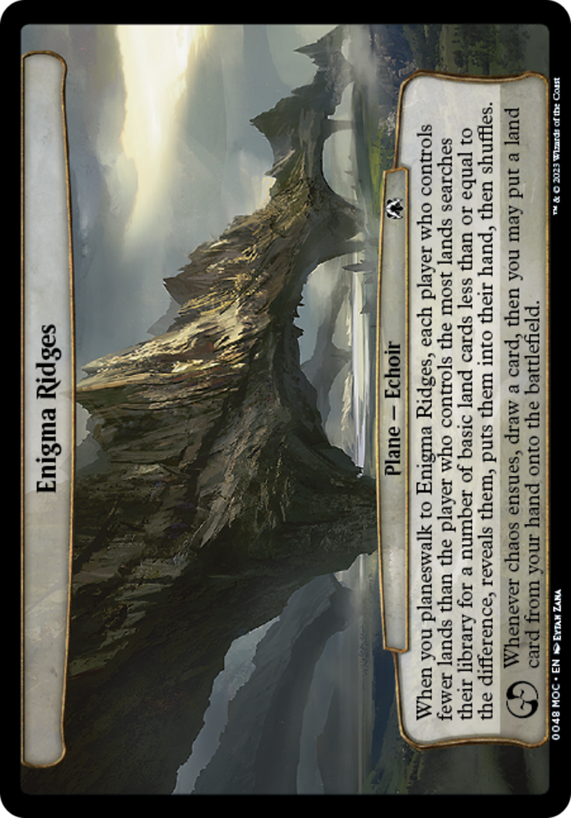 Enigma Ridges [March of the Machine Commander] - The Mythic Store | 24h Order Processing