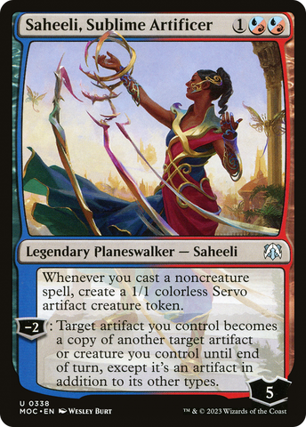 Saheeli, Sublime Artificer [March of the Machine Commander] - The Mythic Store | 24h Order Processing