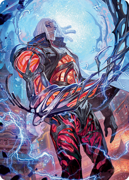 Tezzeret, Betrayer of Flesh Art Card [Kamigawa: Neon Dynasty Art Series] - The Mythic Store | 24h Order Processing