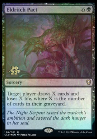 Eldritch Pact [Commander Legends: Battle for Baldur's Gate Prerelease Promos] - The Mythic Store | 24h Order Processing