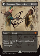 Decorum Dissertation (Borderless) [Secrets of Strixhaven] - The Mythic Store | 24h Order Processing