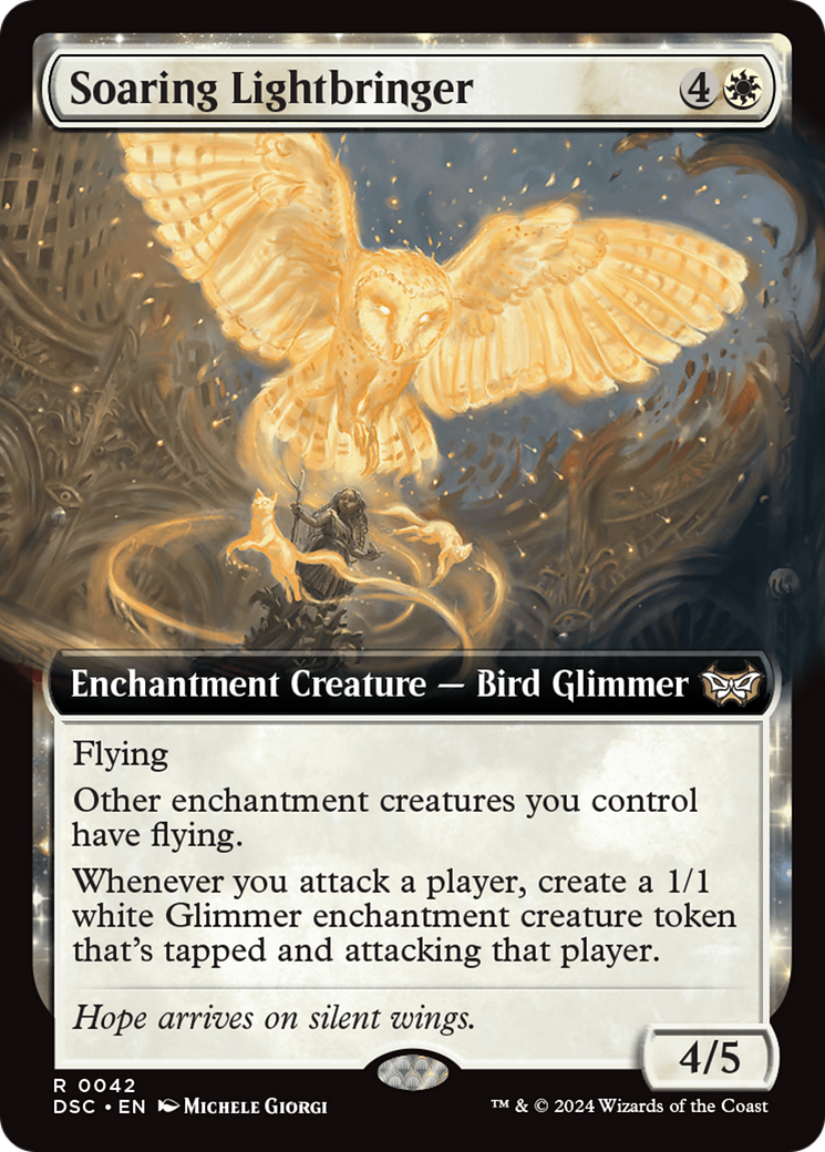 Soaring Lightbringer (Extended Art) [Duskmourn: House of Horror Commander] - The Mythic Store | 24h Order Processing