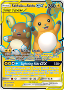 Raichu & Alolan Raichu GX (220/236) [Sun & Moon: Unified Minds] - The Mythic Store | 24h Order Processing