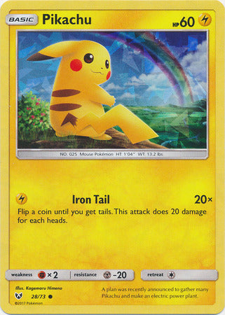 Pikachu (28/73) (Cracked Ice Holo) [Miscellaneous Cards] - The Mythic Store | 24h Order Processing