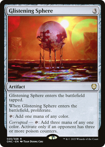 Glistening Sphere [Phyrexia: All Will Be One Commander] - The Mythic Store | 24h Order Processing