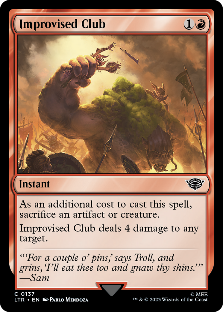 Improvised Club [The Lord of the Rings: Tales of Middle-Earth] - The Mythic Store | 24h Order Processing