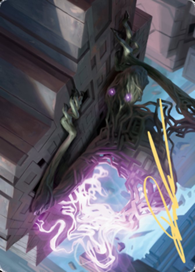 Skyclave Shade Art Card (Gold-Stamped Signature) [Zendikar Rising Art Series] - The Mythic Store | 24h Order Processing