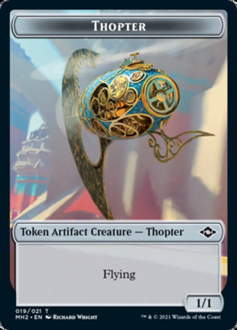 Thopter // Treasure (21) Double-Sided Token [Modern Horizons 2 Tokens] - The Mythic Store | 24h Order Processing