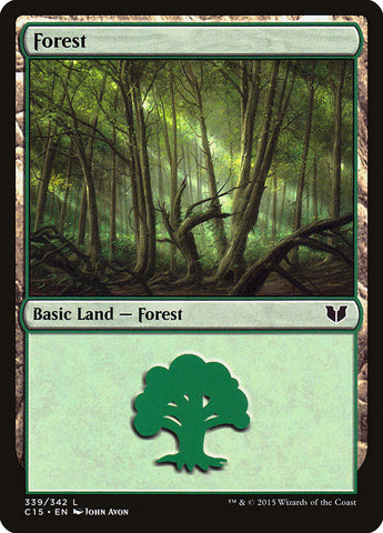 Forest (339) [Commander 2015] - The Mythic Store | 24h Order Processing